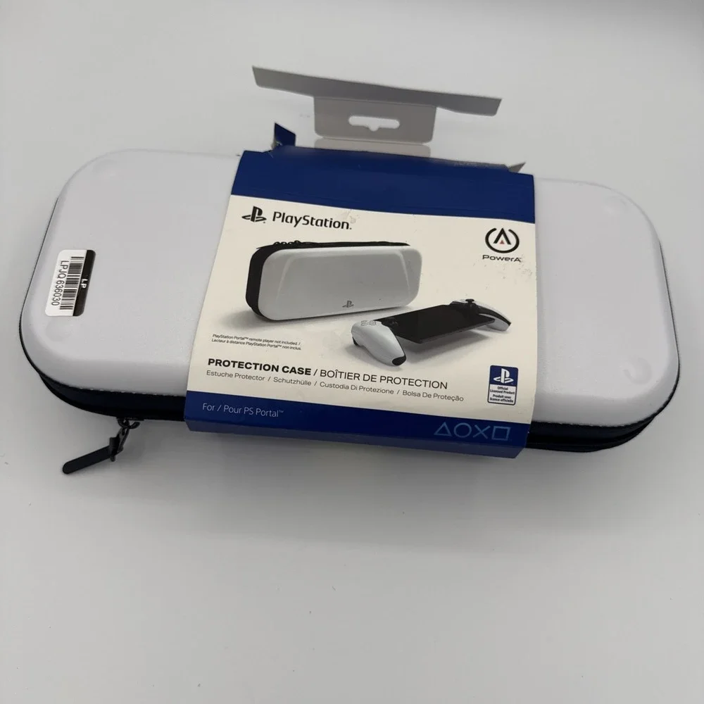 PowerA White Hard Shell Padded Carrying Case for PlayStation Portal Console